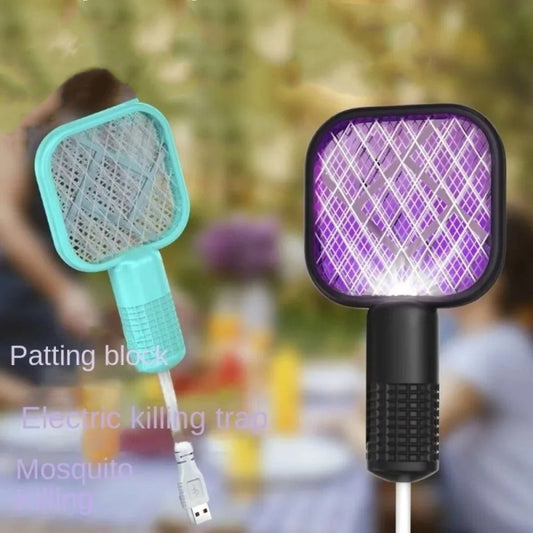 Electric Mosquito Racket USB Portable Fly Killer Racquet