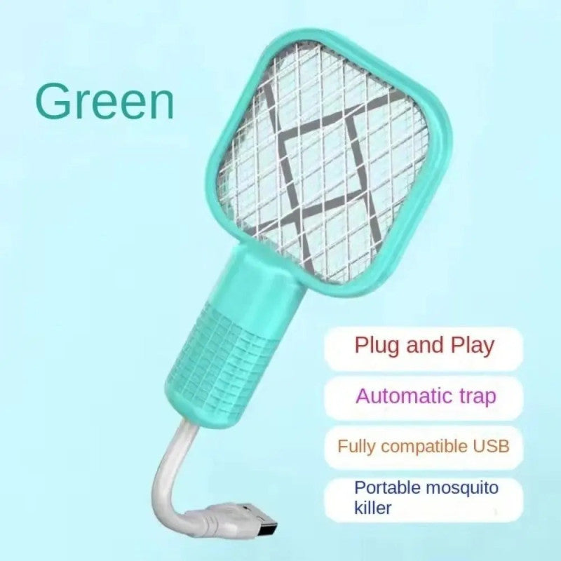 Electric Mosquito Racket USB Portable Fly Killer Racquet