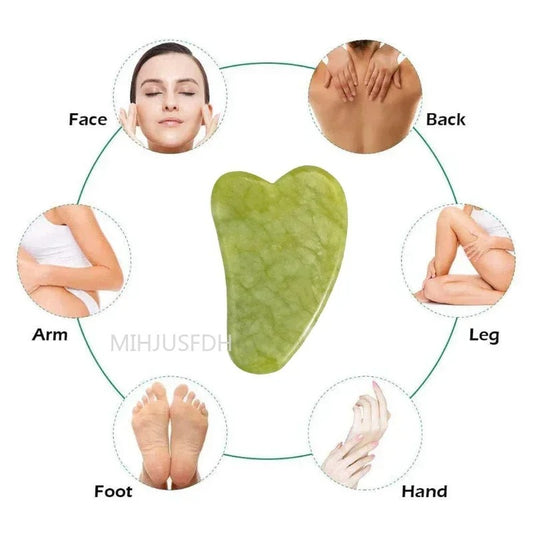 Flawless Jade Roller With Stone Face Roller Flawless Facial Massager For Slimming Dark Circles