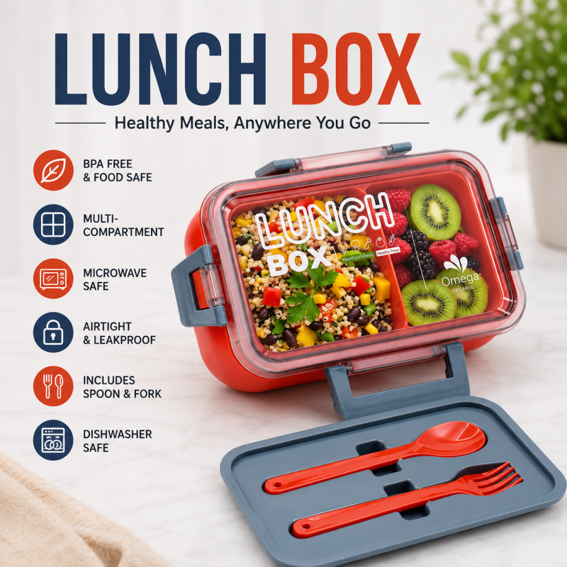 SALE SALE SALE Kendy Kids Lunch Box with Spoon