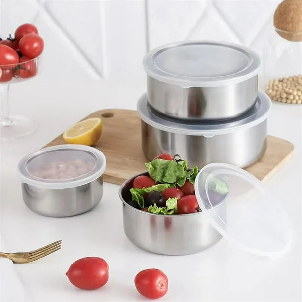 Eco 5-Pcs Food Saver Bowls With Lids