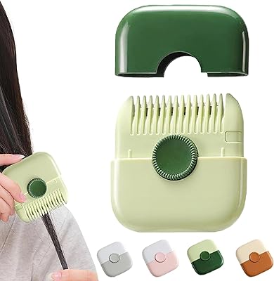 2 In 1 Split Ends & Bangs Trimmer - Dual-Side, Multifunctional Mini Manual Hair Trimmer - Blade Replaceable & Adjustable