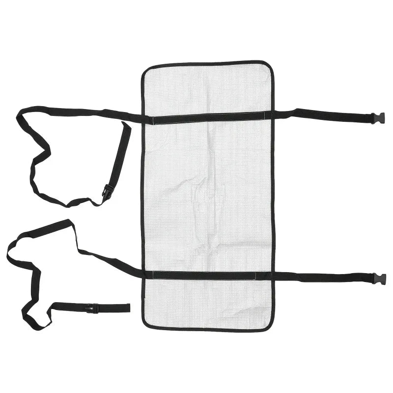 AC Outdoor Unit Heat Insulation and Dust Protector with Adjustable Rain Cover