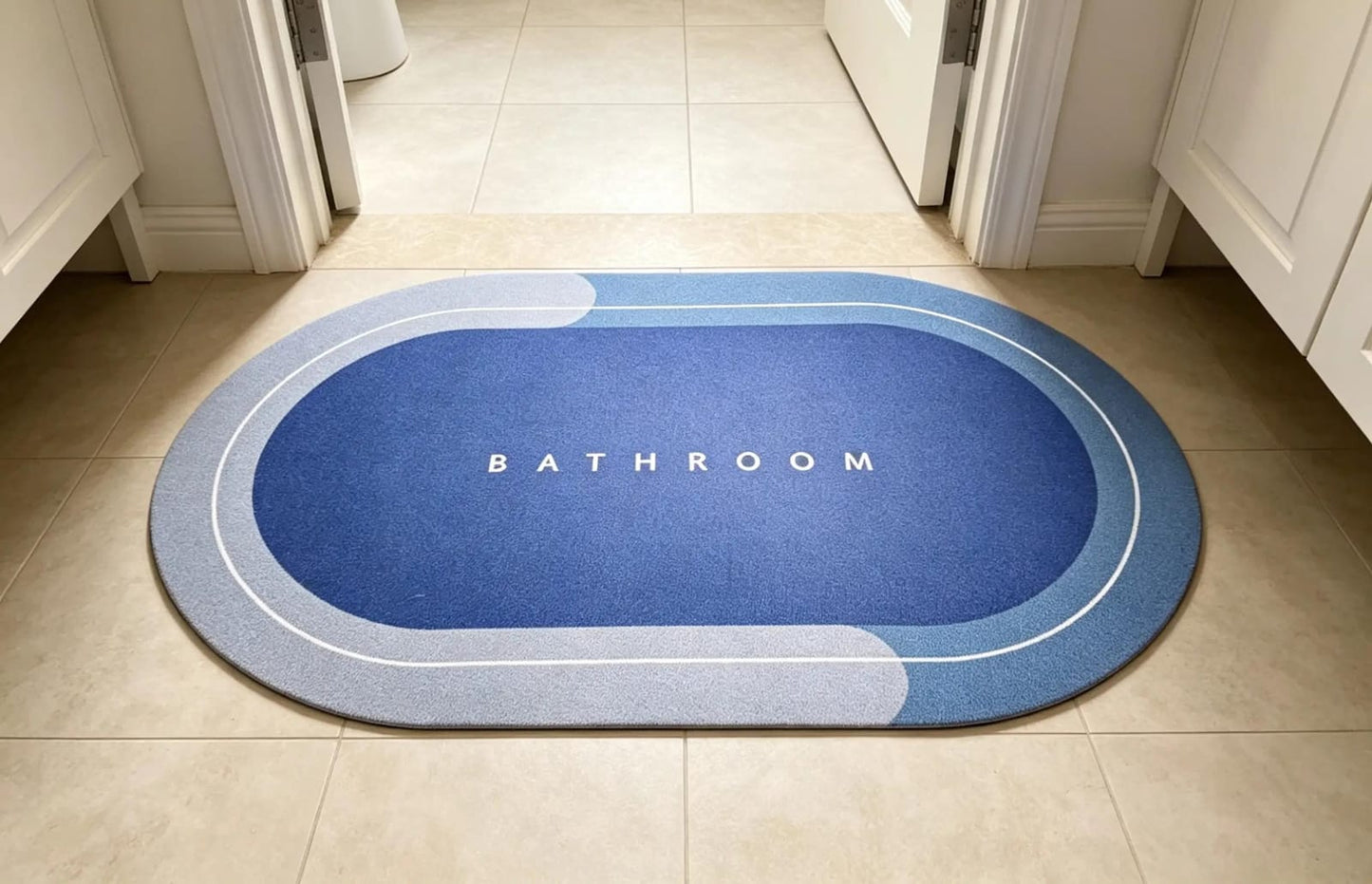 Rubber foot mat 38x58 oval china