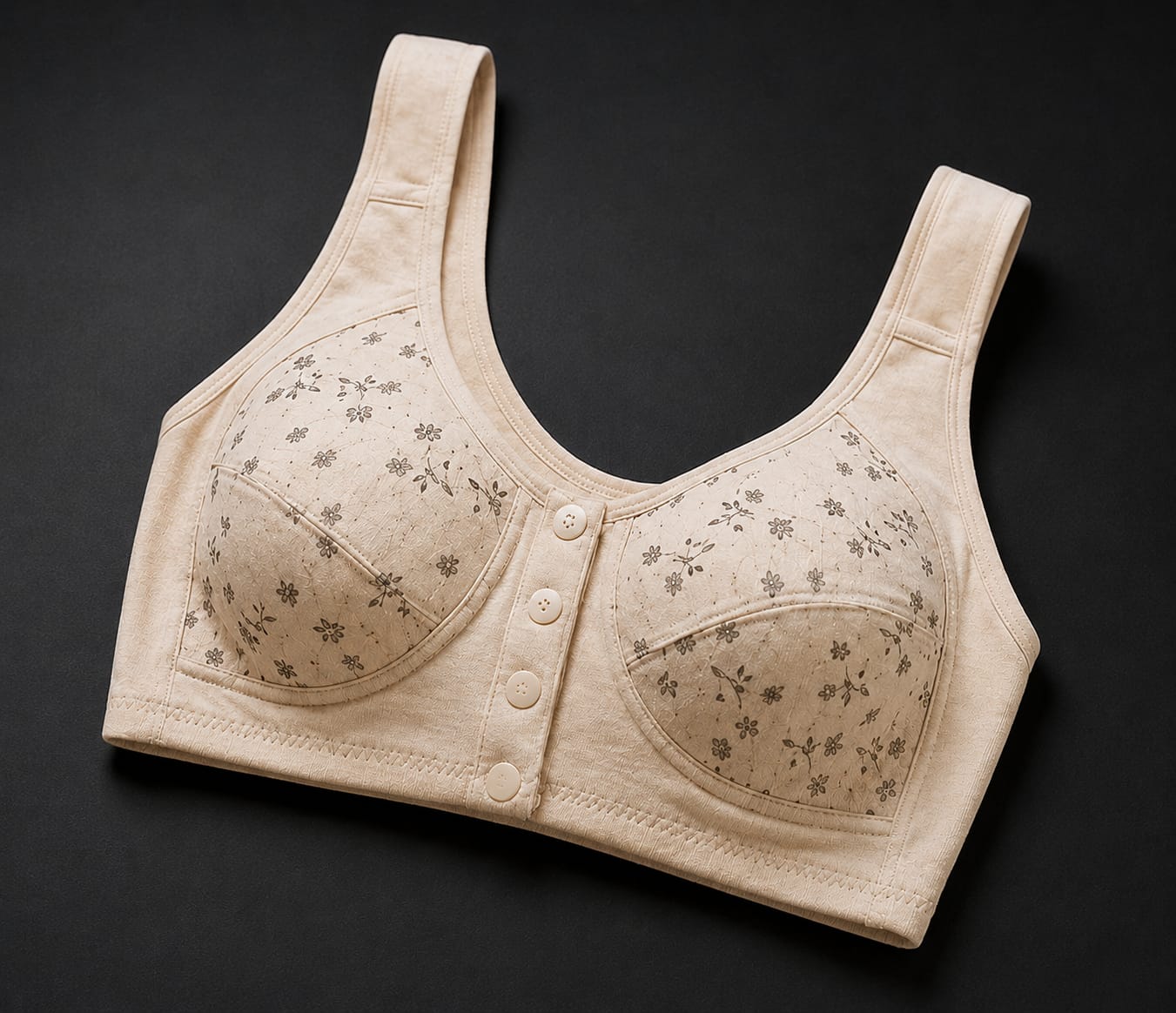 Deal 1 Of the DAY 2 FRONT OPEN 4 BUTTON SOFT BANYANI BRA + 1 PANTY FREE DELIVERY