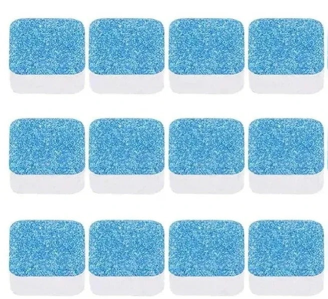 12 Pcs Washing Machine Cleaner Effervescent Tablet, Deep Cleaning Washing Deodorant, Washing Machine Cleaner Descale