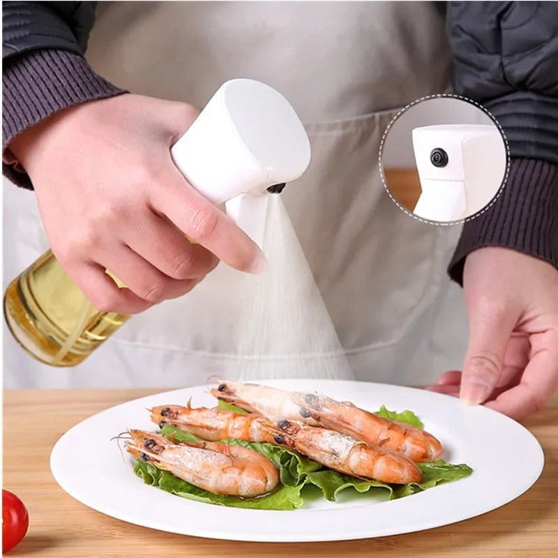 200ml Oil Spray Bottle Kitchen BBQ Cooking Olive Oil Dispenser Camping Baking Empty Vinegar Soy Sauce Sprayer Containers