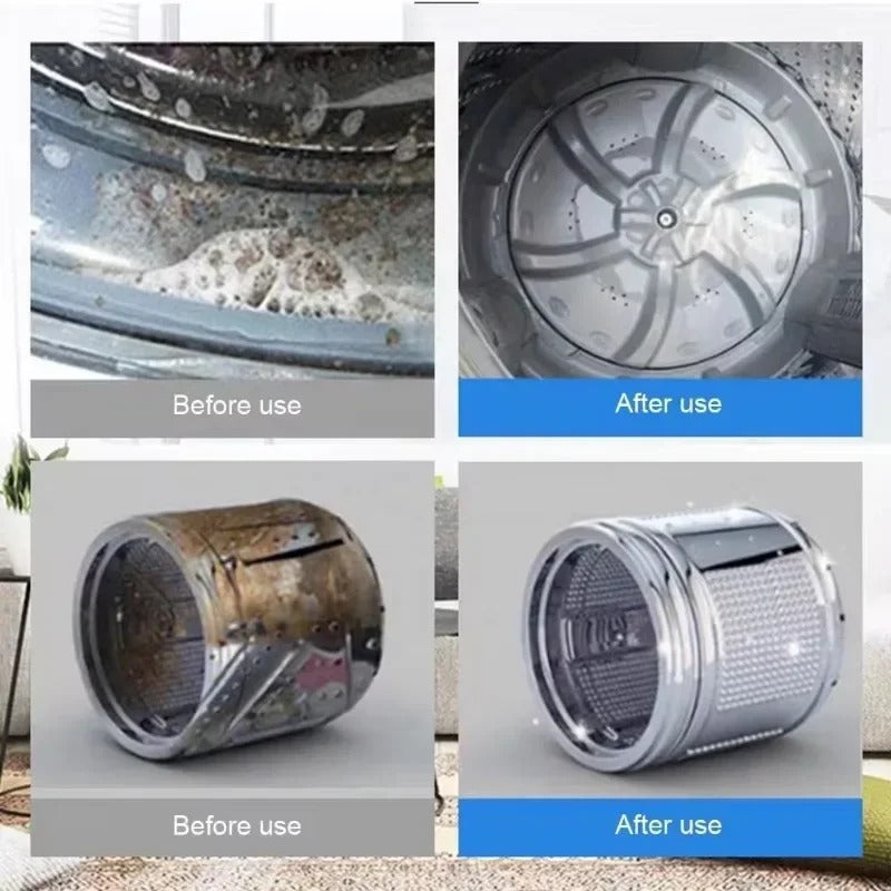 12 Pcs Washing Machine Cleaner Effervescent Tablet, Deep Cleaning Washing Deodorant, Washing Machine Cleaner Descale