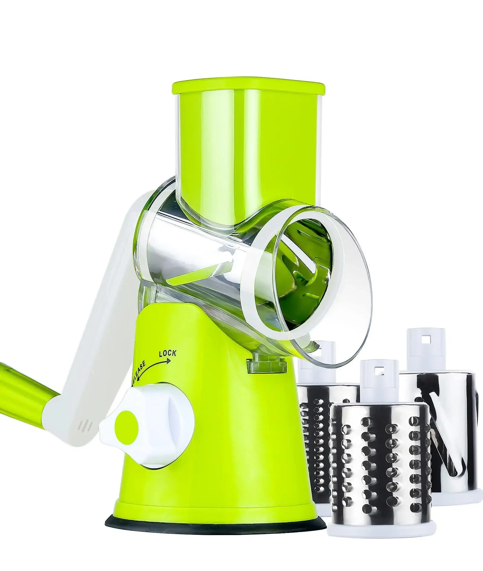 3 in 1 Manual Tabletop Drum Grater